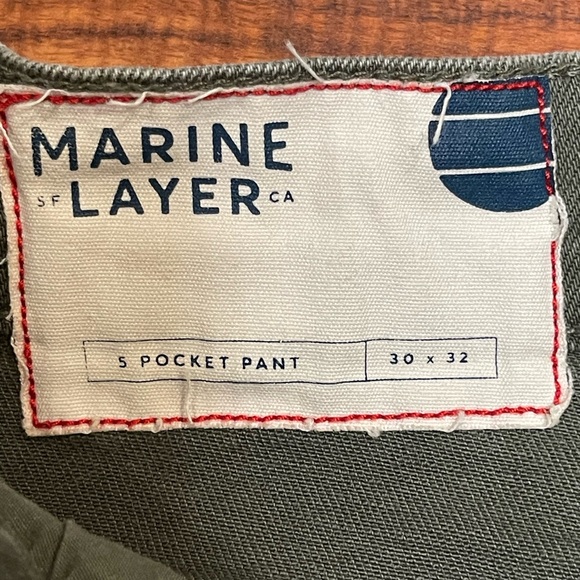 Marine Layer 5 Pocket Athletic Fit Pant 30x32 - Picture 4 of 6